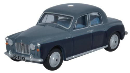 Oxford Diecast Rover P4 Steel Blue - Light Navy - 1:76 Scale - Chester Model Centre
