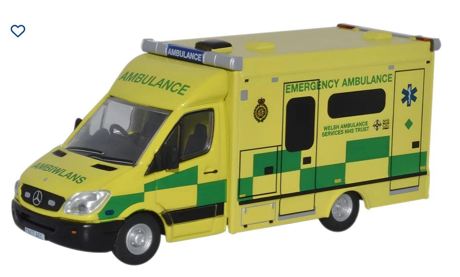 OXFORD DIECAST 76MA001 Welsh Ambulance