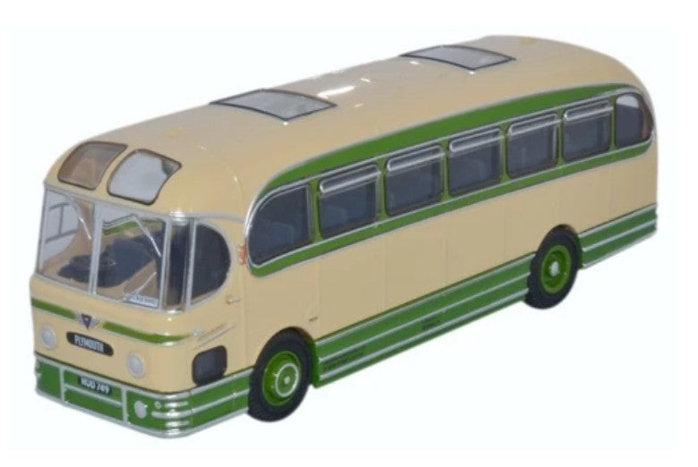 OXFORD DIECAST 1/76 Scale 76WFA005 AEC Weymann Fanfare Bus in Greenslades Livery Reg:ROD 749