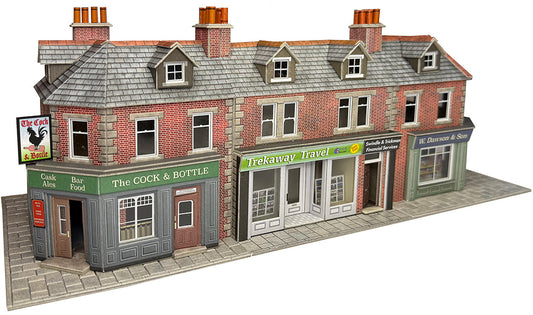 Metcalfe PO308 00/HO Scale Corner Shop / Pub – Brick - Chester Model Centre