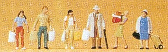 Preisser PR75005 TT:120 Shopping (6) Figure Set - Chester Model Centre