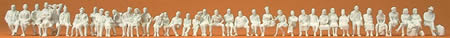 Preisser PR75101 TT:120 Seated Passengers (39) Unpainted Figures - Chester Model Centre