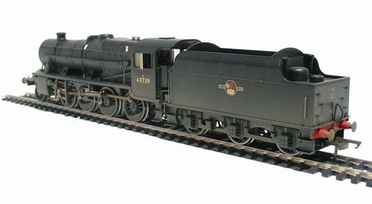 Hornby R2463 Class 8F 2-8-0 No.48739 in BR Black - Late Crest - Weathered. DCC Ready - 8 Pin Socket - Chester Model Centre