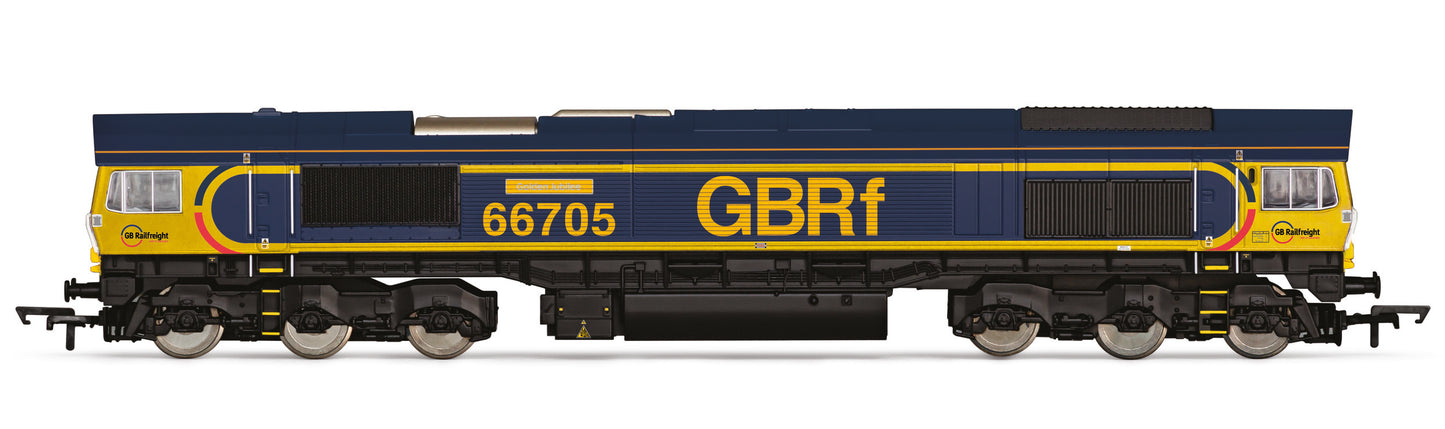 GBRf, Class 66, Co-Co, 66705 'Golden Jubilee' - Era 9 - Chester Model Centre