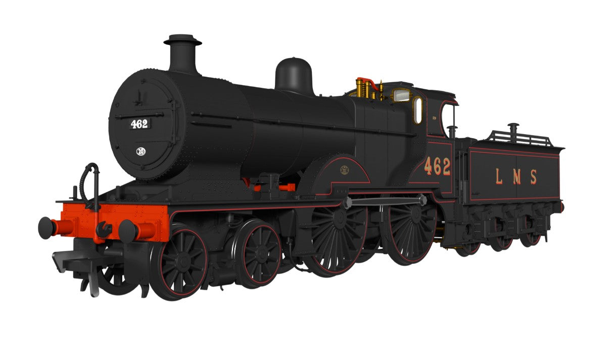 RAPIDO #974007 - MR 483 No.462 LMS Lined Black Part of the MR 483 collection - DCC Ready 21 Pin