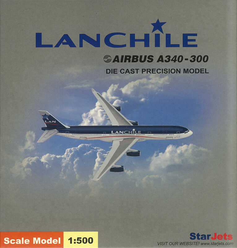 StarJets 1:500 Lanchile Airbus A340-300 SJLAN104 - Chester Model Centre