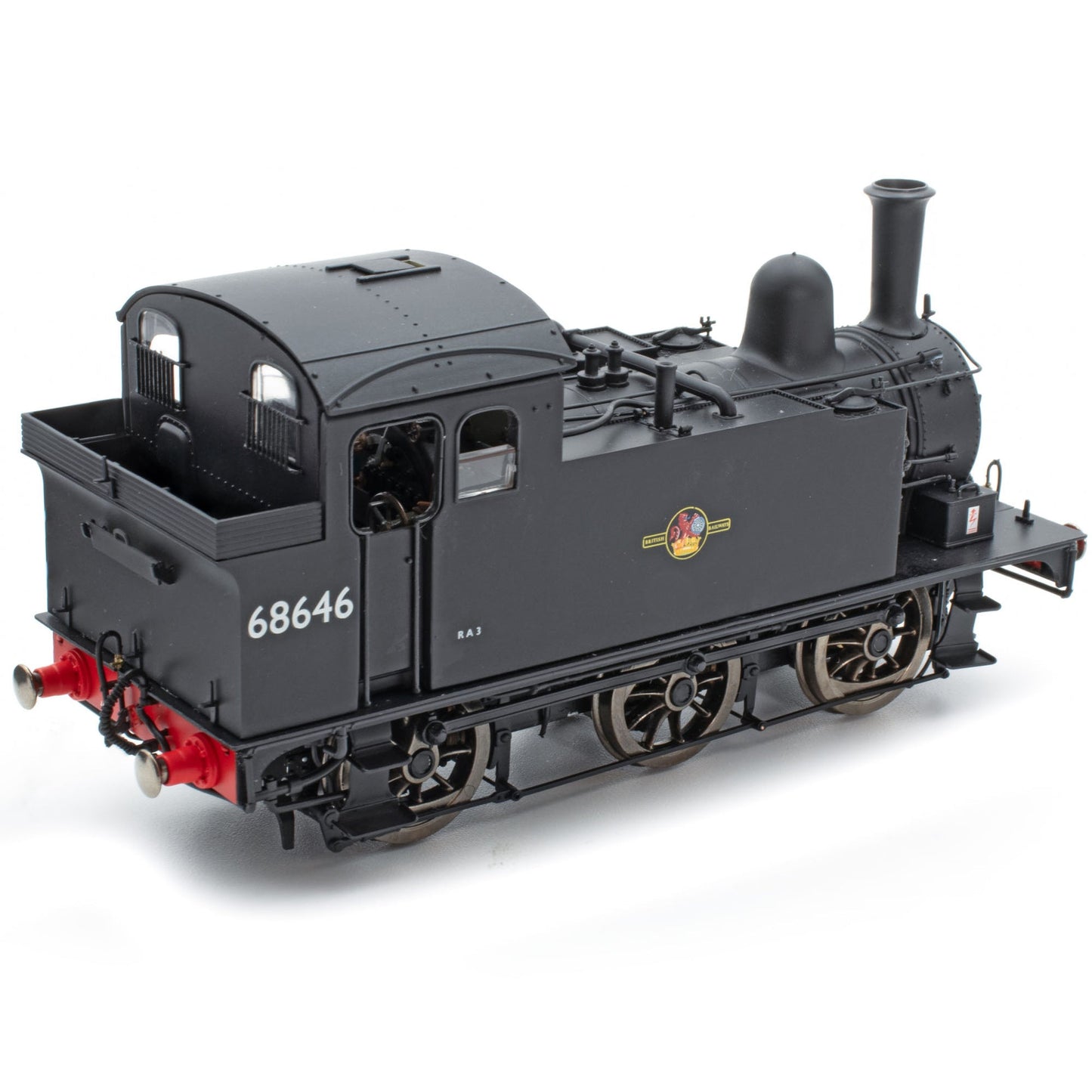 ACCURASCALE (ACC2428) HILL J68 Class 0-6-0T Late BR 68646 Plain Black - Era 5 - Chester Model Centre