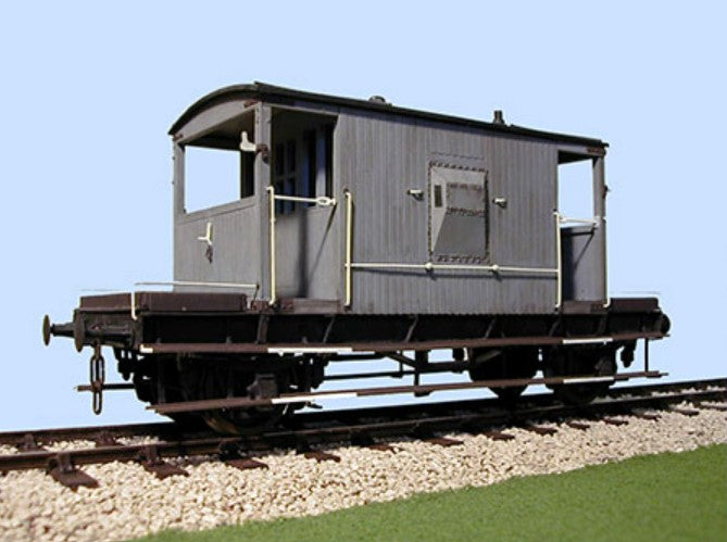 SLATER'S O Gauge Wagon Kit #7033 LNER/BR 20T Brake Van with 7122D Wheels