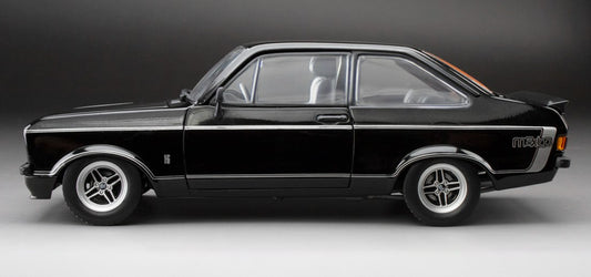 SUNSTAR #4634R - 1/18 Scale 1976 Ford Escort MKII RS Mexico – Black (RHD)
