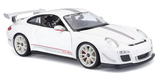 Bburago Porsche 911 GT3 RS 4.0 - White 1/18 - Chester Model Centre