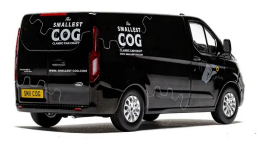 Corgi VA15105 Ford Transit Custom 300L1, Shadow Black (Richard Hammond's The Smallest Cog) - Chester Model Centre
