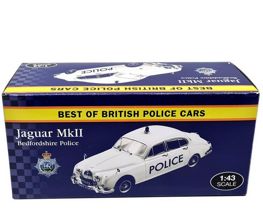 Best Of British Police Cars - Jaguar MkII Bedfordshire Police - Chester Model Centre