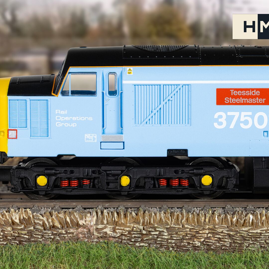 Hornby R30545TXS - British Steel Class 37 - 'Teesside Steelmaster' 37501 (DCC Sound Fitted) - Chester Model Centre