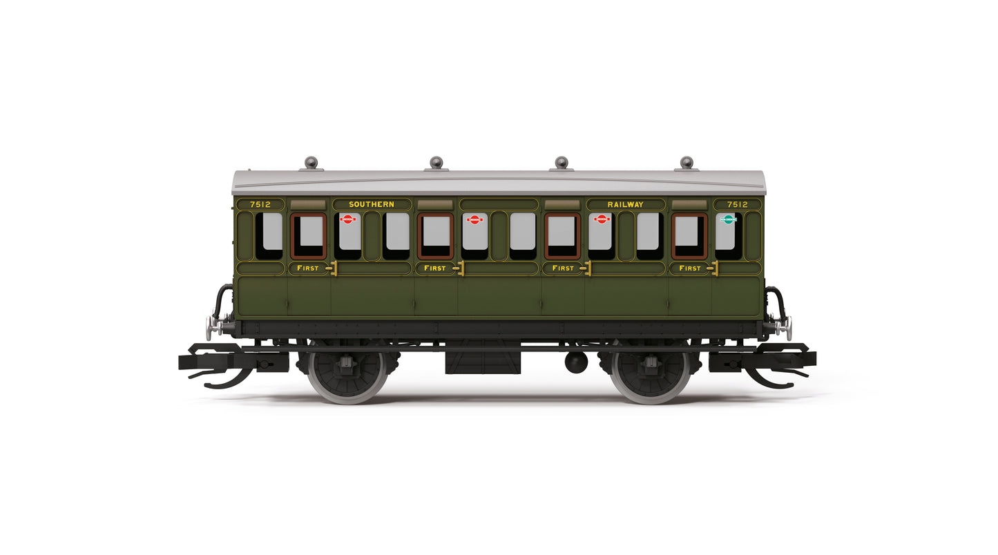 Hornby TT4051 SR - 4 Wheel - '7512' - First Class Coach