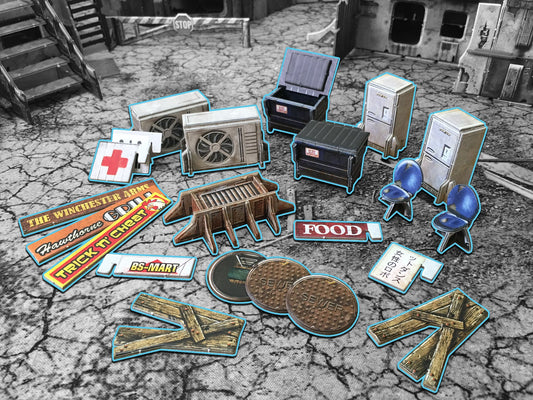 Battle Systems Urban Street Accessories I - Chester Model Centre