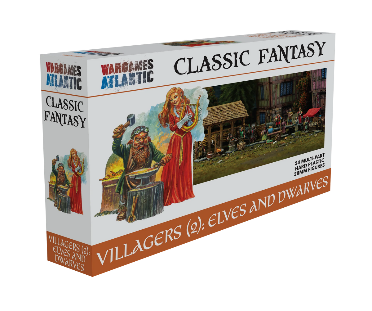 Wargames Atlantic Villagers (2): Elves and Dwarves