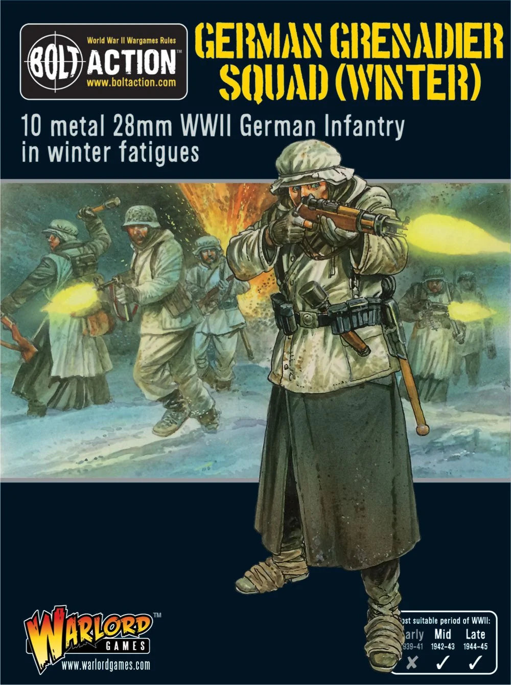 Bolt Action German Grenadier Squad (Winter)