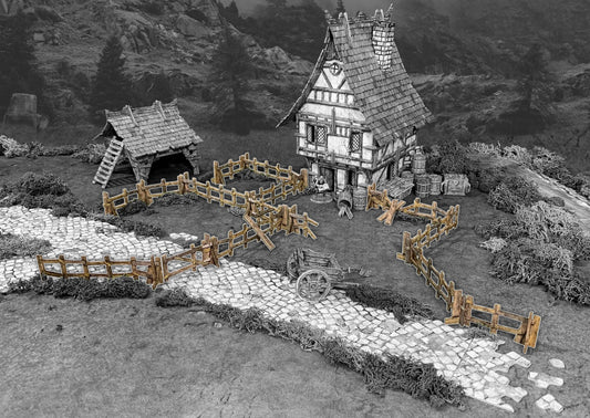 Battle Systems Fantasy Wooden Fencing - Chester Model Centre