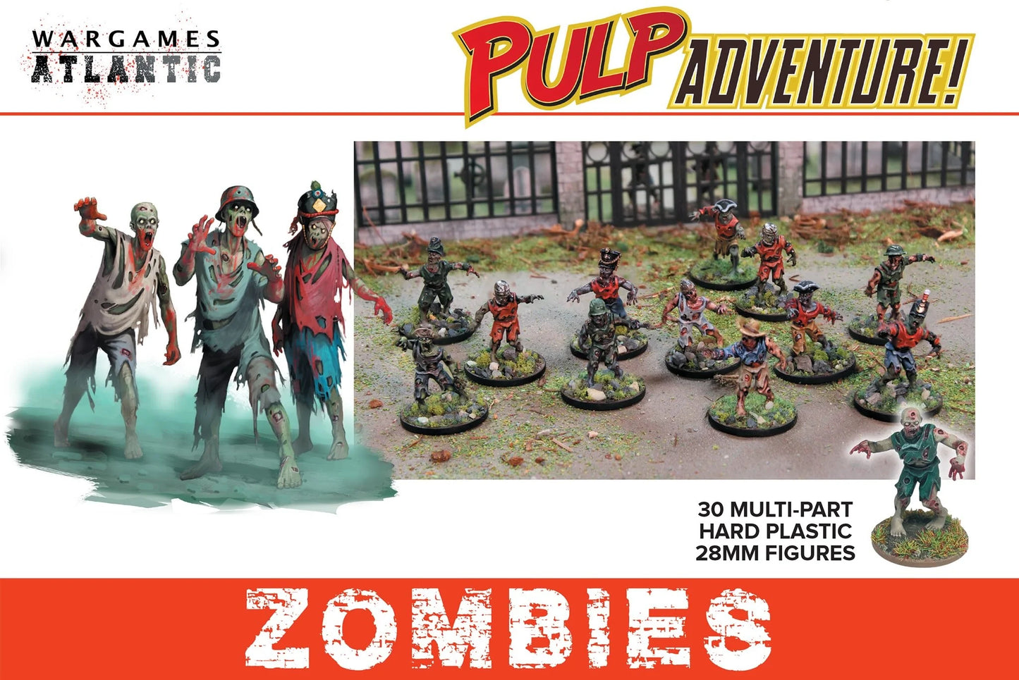 Wargames Atlantic Pulp Adventure! Zombies