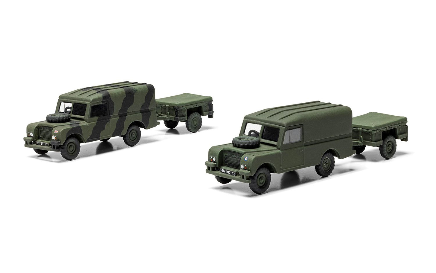 Airfix A02324 1:76 LWB Land Rover and Trailer (Hard Top) - Chester Model Centre