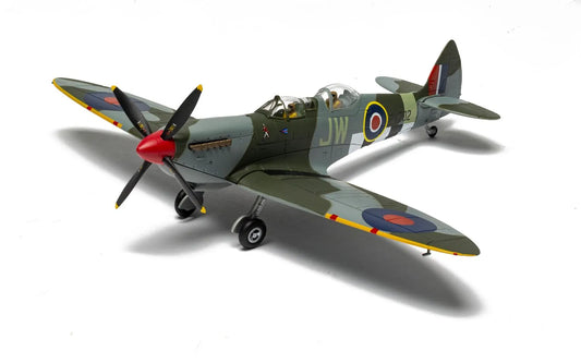 Corgi AA29204 Supermarine Spitfire T9 - PV202 - Aerial Collective - Duxford Airfield 1:72 Scale die-cast kit - Chester Model Centre