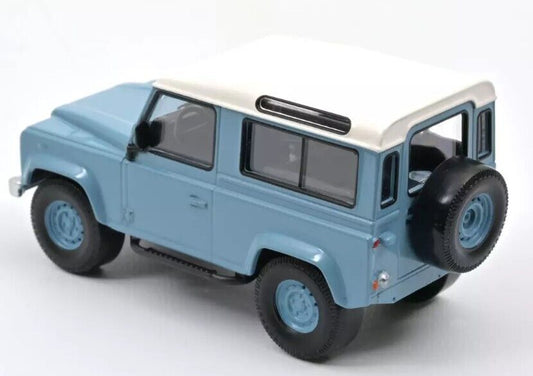 NOREV Land Rover Defender 1995 Blue and White Jet-car 1:43 - Chester Model Centre