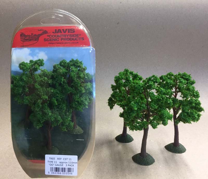 JAVIS CST11 Type 11 OO Gauge Tree Pack approx 110mm height - Chester Model Centre