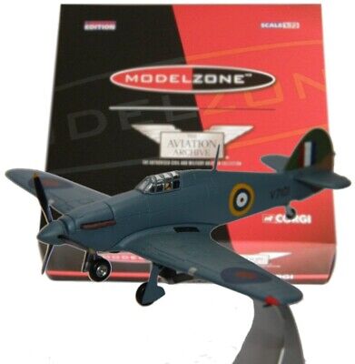 Corgi Modelzone Aviation Archive AA32014 Hawker Hurricane V7101 G. Burges No.69 Sqn, Luqa, Malta, May 1941 - Chester Model Centre