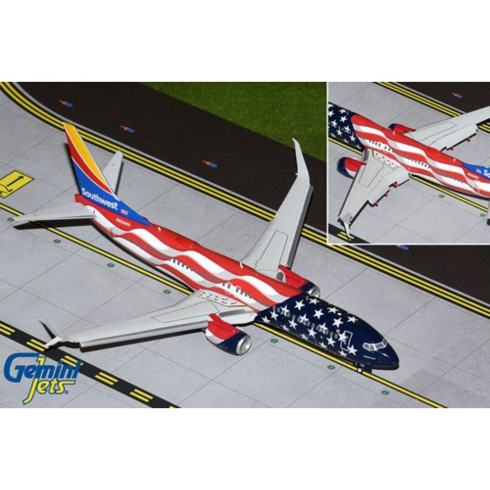 Gemini 200 Southwest Boeing 737-800 1:200 scale die-cast model aircraft (item No: G2SWA1042F) - Chester Model Centre