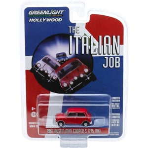 Greenlight - The Italian Job (1969 Movie) 1967 Austin Mini Cooper - Choice of Three Colours - Chester Model Centre