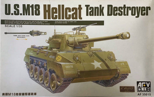 U.S. M18 Hellcat Tank Destroyer AFV Club 1/35 - Chester Model Centre