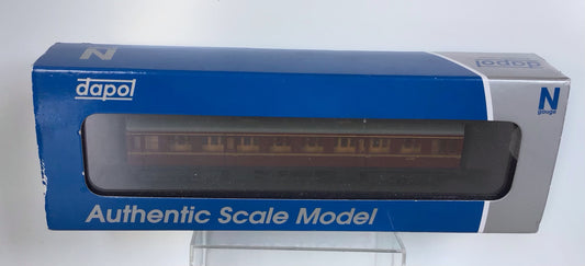 Dapol 2P-000-001 Collett Coach BR Maroon/Crimson Composite W7016 - Chester Model Centre