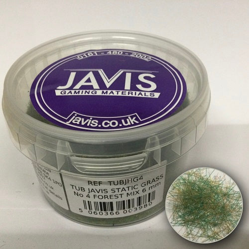 Javis STATIC GRASS No 4 FOREST MIX 6mm - Chester Model Centre
