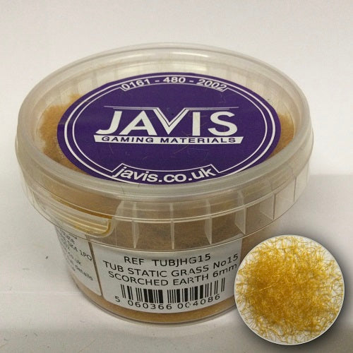 Javis STATIC GRASS No 15 SCORCHED EARTH 6mm - Chester Model Centre