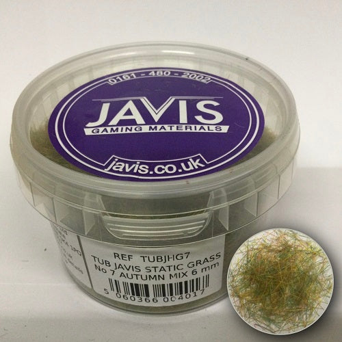Javis STATIC GRASS No 7 AUTUMN MIX 6mm - Chester Model Centre