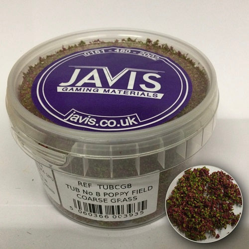 Javis TUB No 8 POPPY FIELD COARSE GRASS - Chester Model Centre