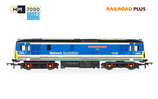 HORNBY R30432TXS RailRoad Plus: GBRf Network South East - Class 73 - 73128 'Kent & East Sussex Railway' (DCC Sound Fitted) - Chester Model Centre