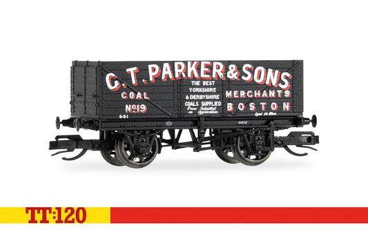 Hornby TT120 TT6040 GT Parker & Sons 7 Plank Wagon - Chester Model Centre