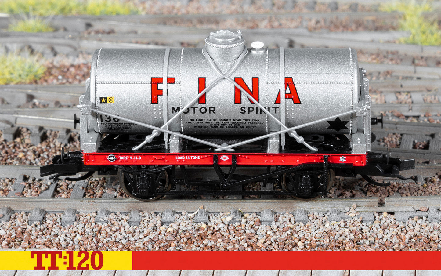 Hornby TT120 TT6047 Fina 12T Tank Wagon 136 - Chester Model Centre