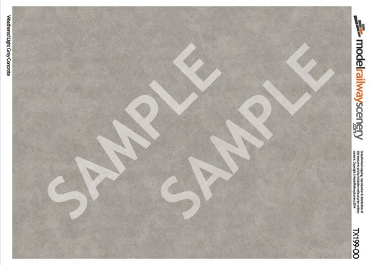 Scale Model Scenery TX199-OO Weathered Light Grey Concrete Texture Paper (Pack of 5) - OO/4mm/1:76 - Chester Model Centre