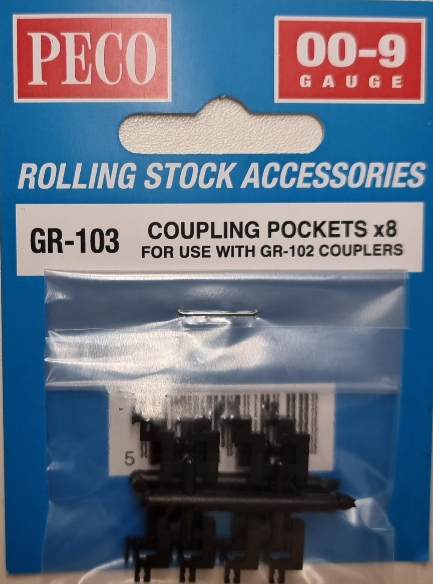 Peco GR-103 OO-9 Coupler Pockets (Pack of 8) - Chester Model Centre