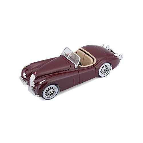 Burago 1:24 Jaguar XK 120 Roadster - Red (1951) - Chester Model Centre