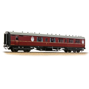 Bachmann 34-437 LNER Thompson Brake Composite Corridor BR Maroon - Chester Model Centre