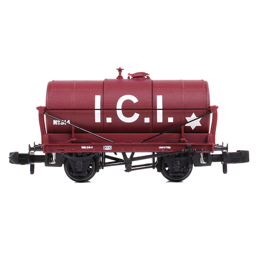 Graham Farish N Gauge 373-682B 14T Tank Wagon 'ICI' Maroon - Chester Model Centre