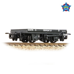 Bachmann 009 393-176 RNAD Flat Wagon Statfold Barn Railway Grey 'Serpent B' - Chester Model Centre