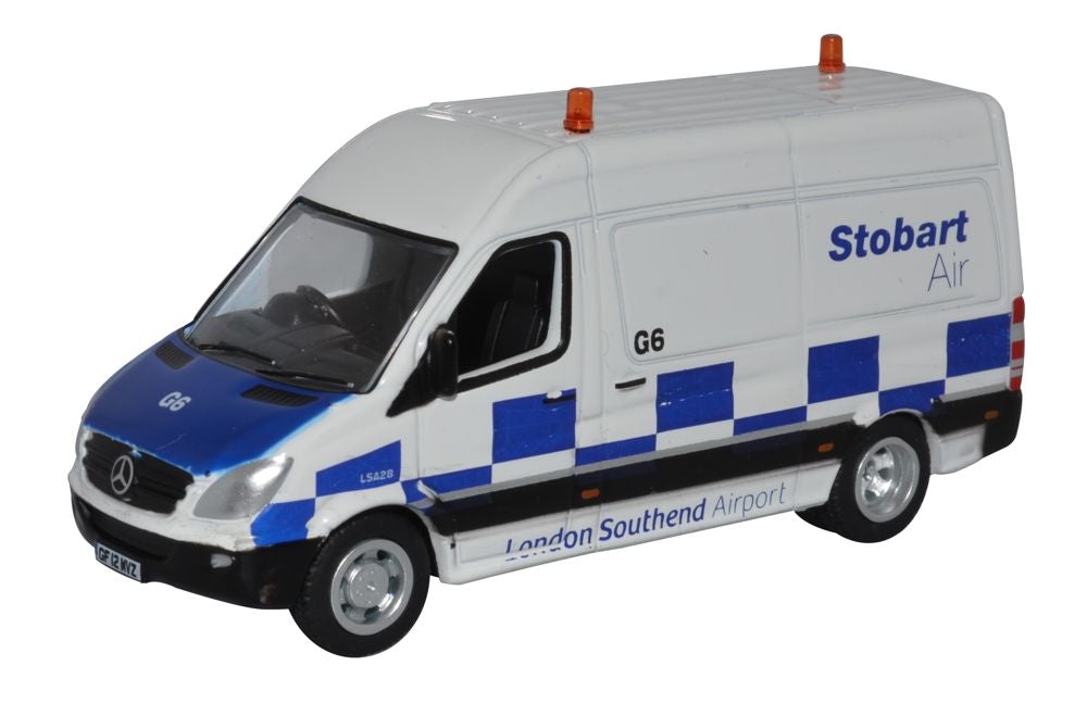 Oxford Diecast OO Gauge Mercedes Sprinter Van Stobart Air - Chester Model Centre