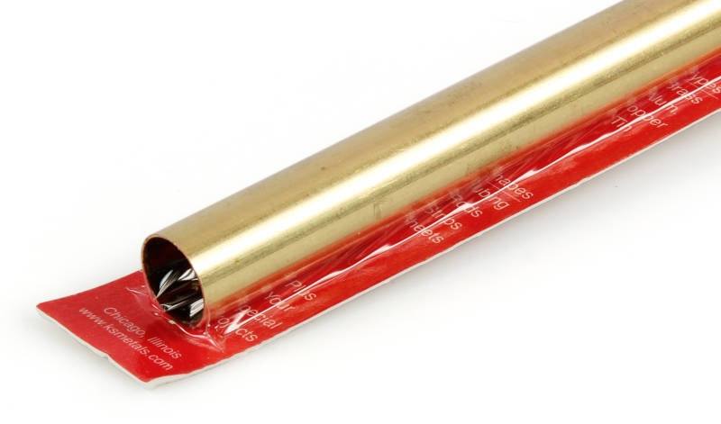 Round Brass Tube 21/32 x .014 - Chester Model Centre