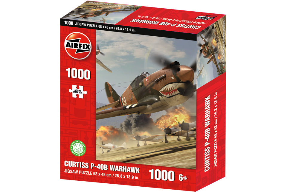 Curtiss P-40B Warhawk Airfix 000 piece Jigsaw Puzzle - Chester Model Centre
