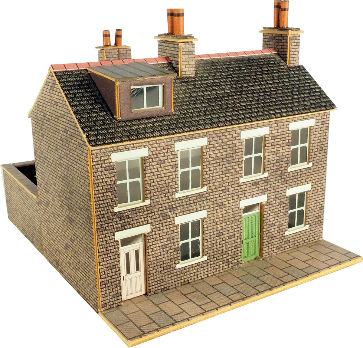 PN104 N Gauge Stone Built Terraced House - 2021 DESIGN - Chester Model Centre