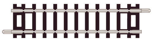 Peco N Gauge ST-2 Short Straight 58mm (25/16in) long - Chester Model Centre